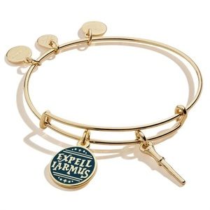 ALEX & ANI Harry Potter Expelliarmus Gold Charm Bangle Bracelet